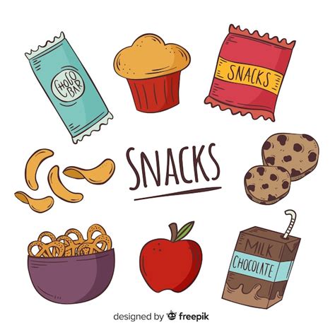 Snack Time Vector Art, Icons, and Graphics for Free。